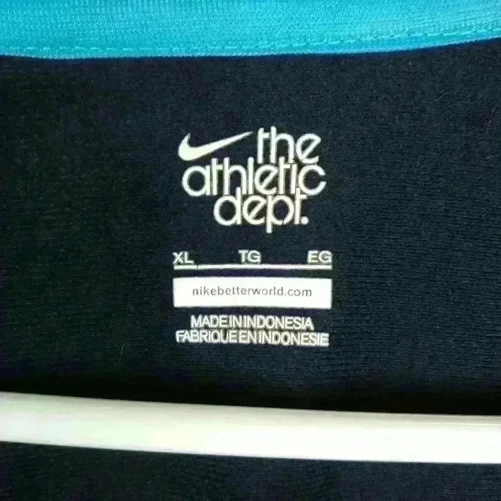 Nike Blue Zip Sweater Sz XL - Picture 4 of 4
